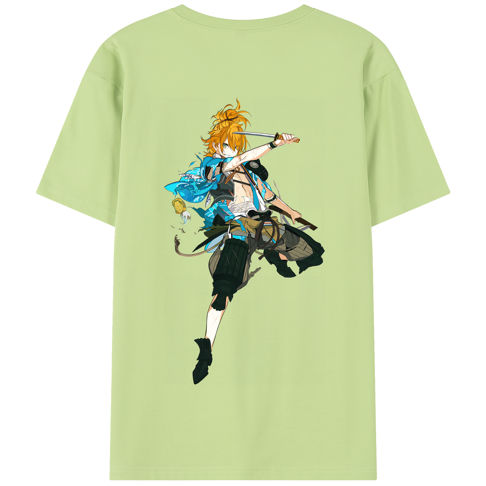 （画像用） 刀剣乱舞 Touken Ranbu 綿100％半袖Tシャツ（背面プリント）